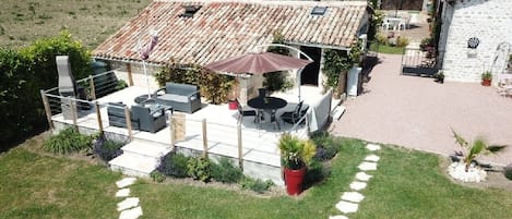 Cottage with private pool.