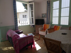 La pièce coté salon