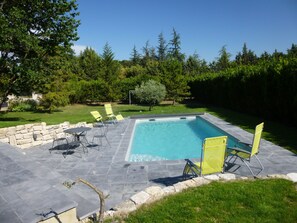 pool (4m x 8m X 1.5m) from terrace