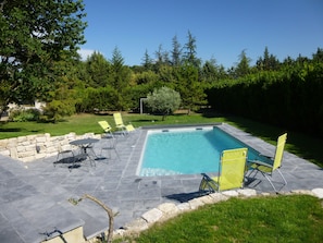 pool (4m x 8m X 1.5m) from terrace