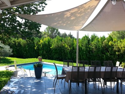 Big house in Provence. Huge garden with trees very near Mont Ventoux.