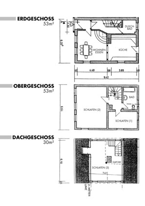 Grundriss des Hauses