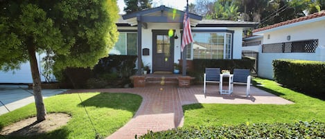 Our beach house is 150yds from the ocean -less than 2 min walk