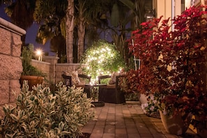 Front Patio at Night