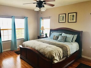 Master bedroom. Wake up to the view of Table Rock Lake each morning 