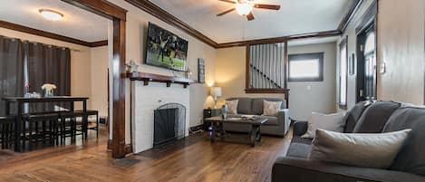 Lots of craftsman details throughout the home. Sunny and comfortable spaces.
