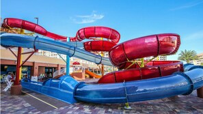 Waterslide inside the Resort