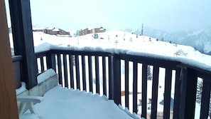 The balcony in winter