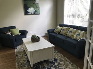 Den includes DVD player.