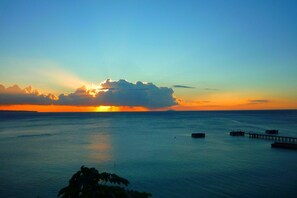While Driving back to Condo took this Spectacular Sunset View at Crashboat Beach
