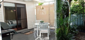 covered barbecue area 