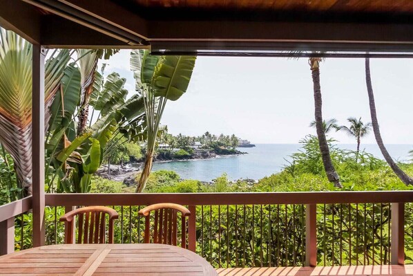 Lanai with ocean view