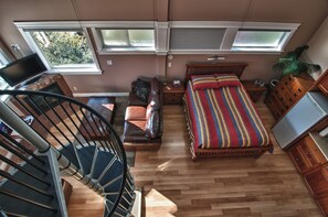 Family Condo Suite looking down from the loft
