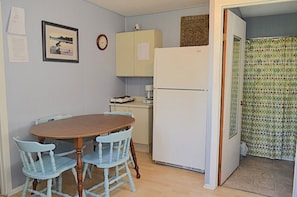 Kitchenette with sitting area