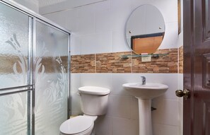 Bathroom with hot water