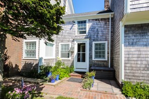 Entrance to condo in historic Cape Cod building