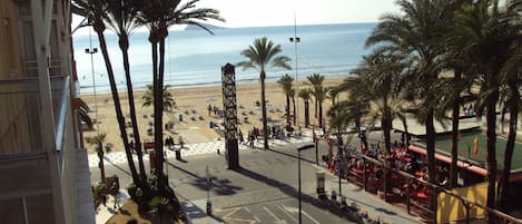 Views of the Beach from the balcony