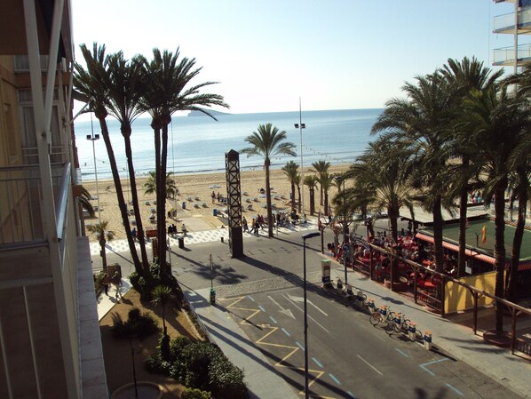 Views of the Beach from the balcony