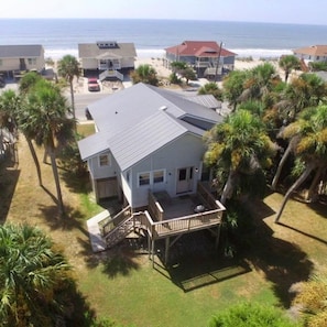Back Yard with Deck