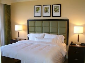 Master bedroom with king size bed