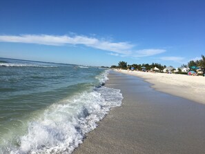 Beautiful 7-mile beach, across the street.