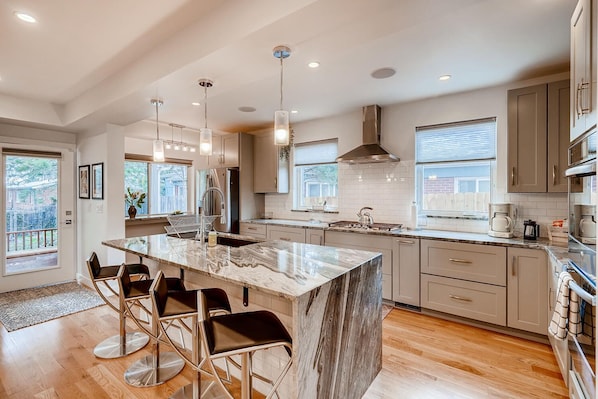 Open layout kitchen