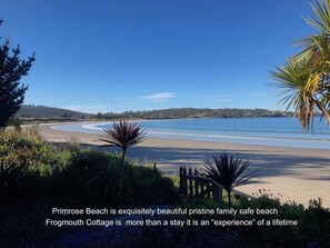 The most beautiful family safe beach in Tasmania