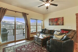 Main Living Area with Large Deck and Amazing Views