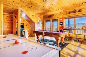 A perfect space to unwind and enjoy various entertainment options.