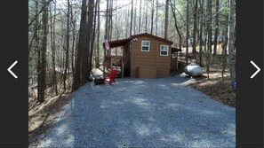 Cabin from road