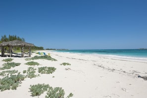 Our beach, looking toward the north