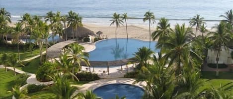 Pool View from balcony