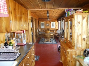 Kitchen and dining area.