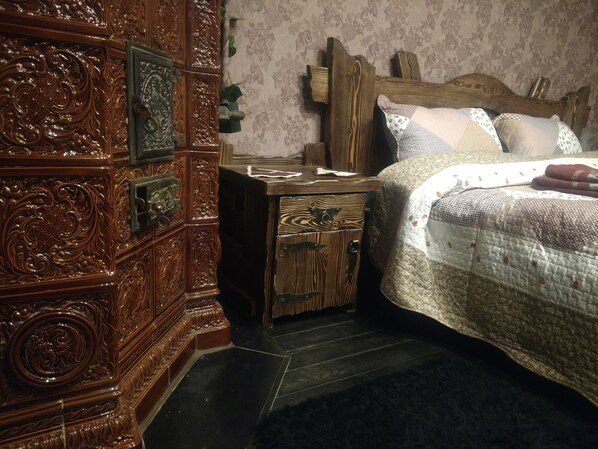 Lviv center apartment, bedroom