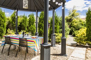 Gazebo in back yard