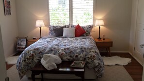 Main bedroom with built in robe