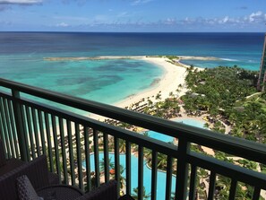 View from the balcony of the units