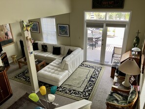 Living area from stairs