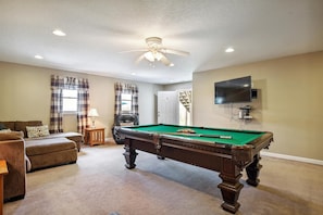 Lower level rec room