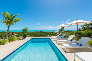 Private pool and an amazing view