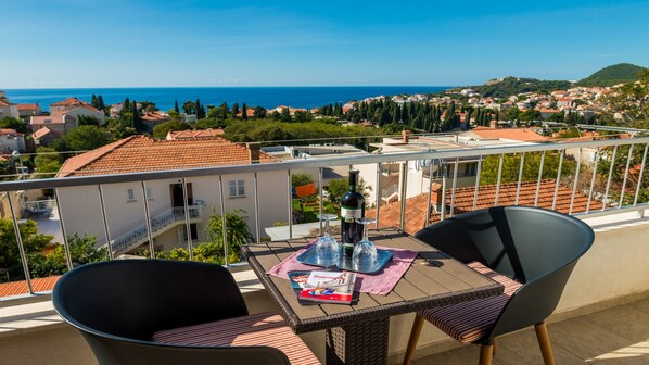 Udsigt fra balkon