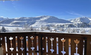 Vue depuis la terrasse orientée plein sud