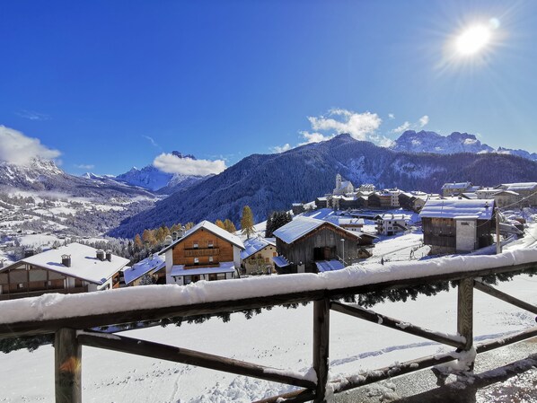 Blick von der Unterkunft