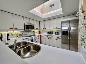 New stainless steel appliances