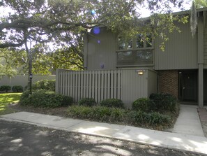 parking area and front entrance