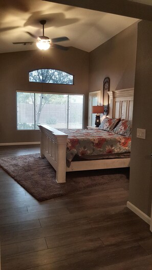 Master bedroom Suite with own patio door