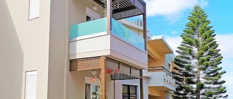 Two Floor Modern House,Rethymno,Main facade of the property