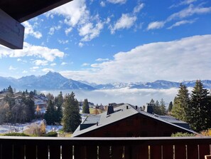 Sky, Mountain, Cloud, Mountainous Landforms, Property, Home, Mountain Range, Roof, House, Snow