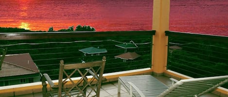 Enjoy the sunset from your balcony