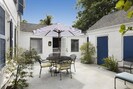 Back patio and rear of house
